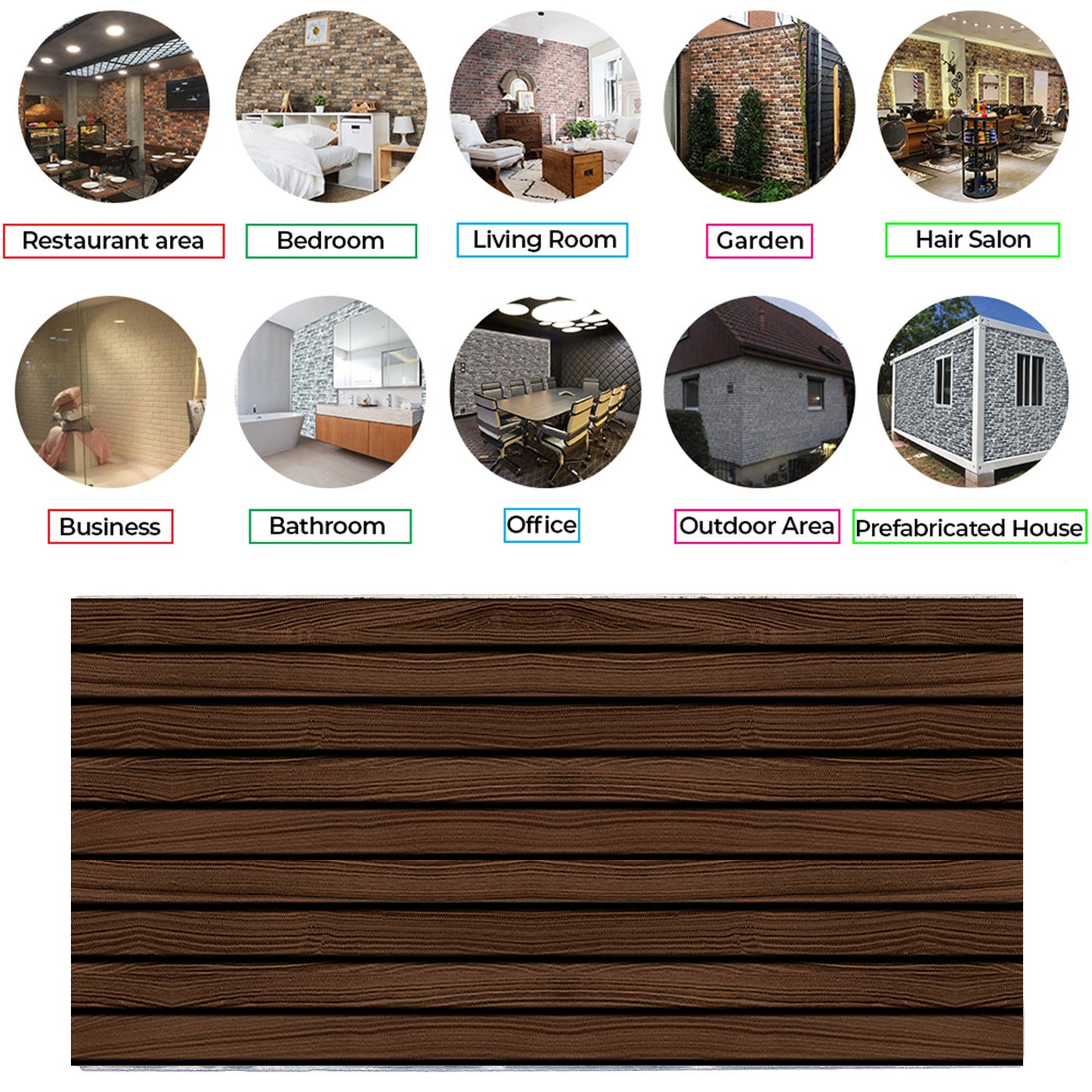 Wood Panel wp-010 (Pack Of 3 Panels)