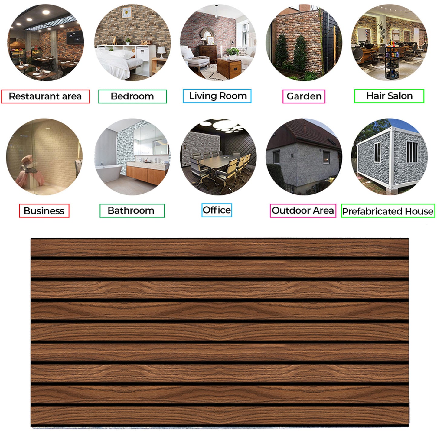 Wood Panel wp-004 (Pack Of 3 Panels)